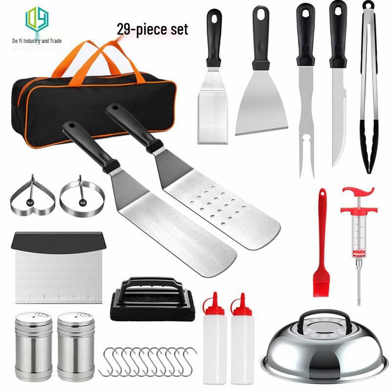 Hot Sale BBQ Tool Set: Outdoor Grill & Teppanyaki Spatula Kit