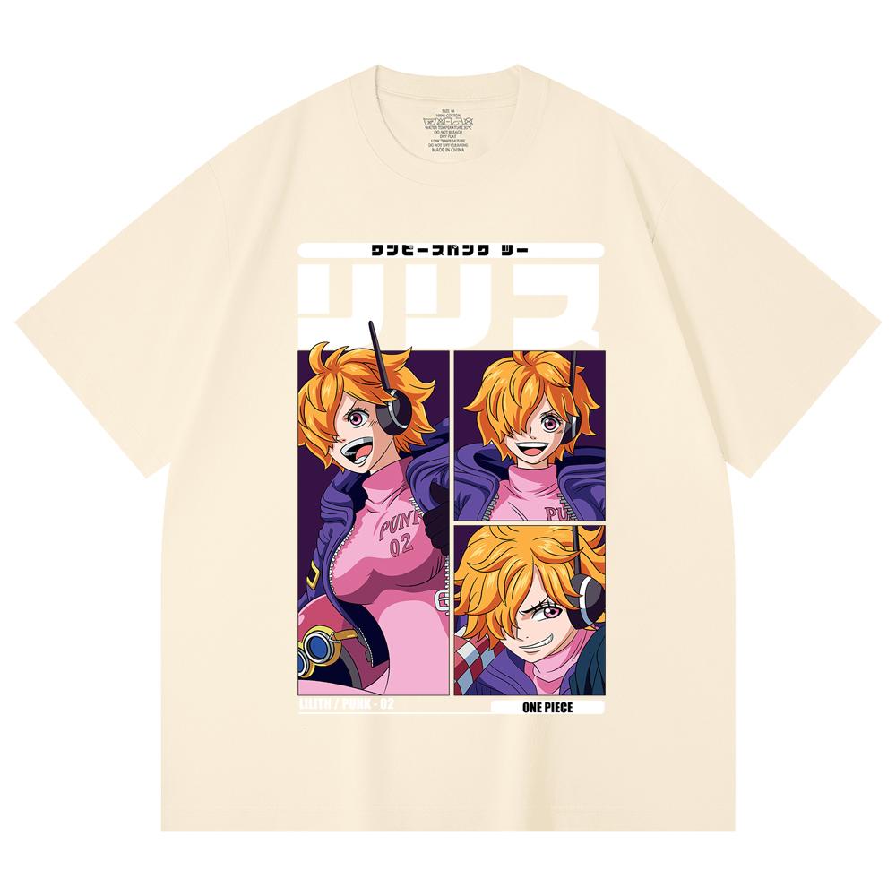 

230 Gsm 100% Cotton One Piece V47 Lilith Print Unisex Heavy Cotton T Shirt XS абрикосовый