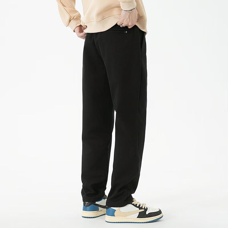 Yu Lang Gong Wu Men's Fleece Lined Thermal Casual Pants