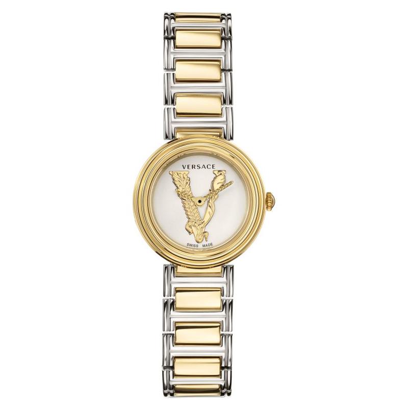 Versace Women`s Virtus Two-Tone Swiss Quartz