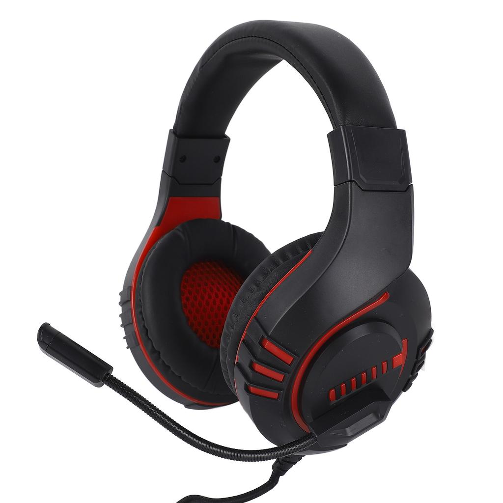 Gaming Headset Noise Cancelling Stereo Strong Bass Line Control Cool Lighting Wired Gaming Headphones for PS4 for PS5