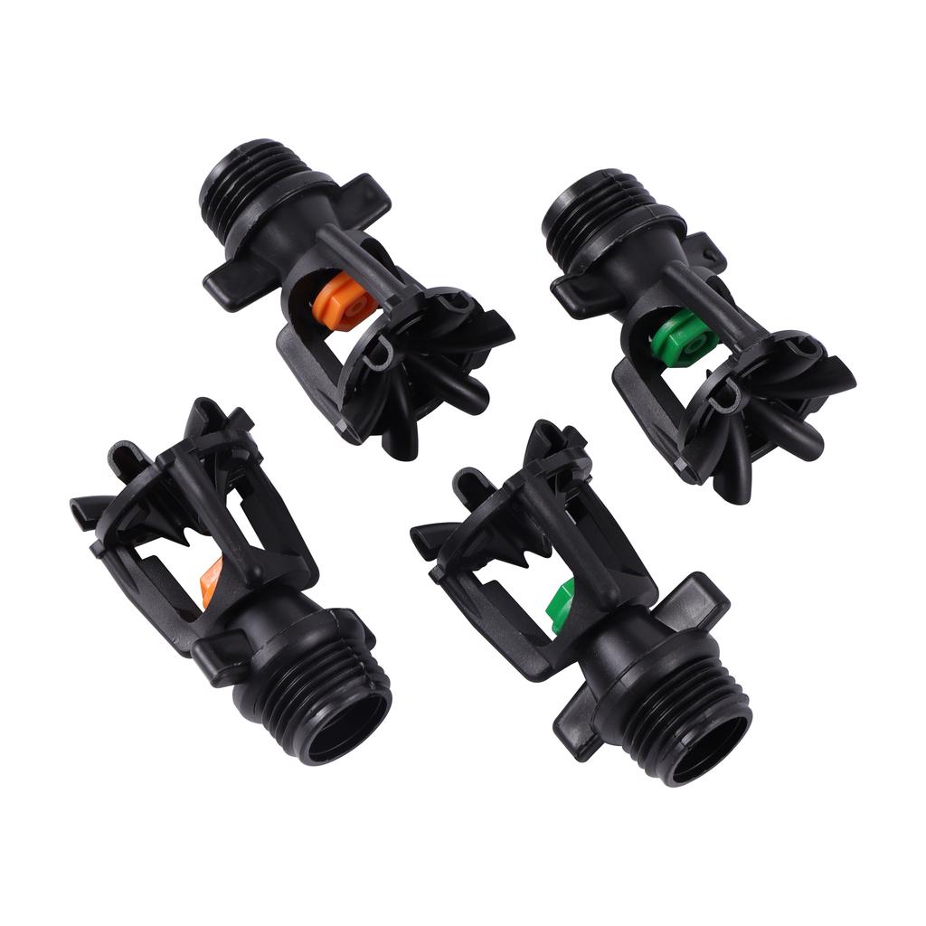 1/2 Inch Male Thread Farm Sprinkler 360 Degrees Rotary Lawn Sprinklers For Garden Gardening Water Watering 1Pc