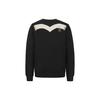 Evisu Gold Foil Family Flower And Scroll Large M Patch Sweatshirt Unisex sweatshirt Black 2ESHTM1SW300XX