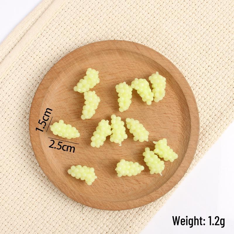 TPR Soft Rubber Simulation Grape & Corn Stress Relief Toy - Mini Fruit Squeeze Model