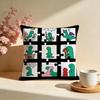 Popular JJOGUMANFC Cushion Cover Stylish Washable Pillow Cover Ideal for Couch Bedroom Car Decoration