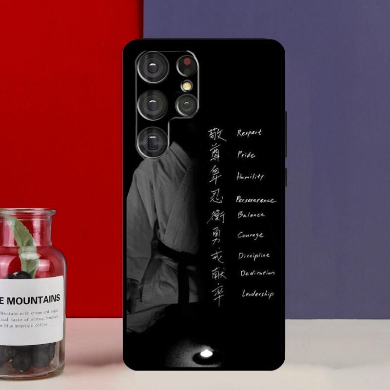 Kung Fu Karate Taekwondo Kampfsport Hülle für Samsung Galaxy S25 Ultra S9 S10 S20 S22 Plus S21 FE S23 S24 Ultra Handyhülle
