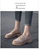 Women's Classic Waterproof Non-Slip Loafers: Thick Sole, Wear-Resistant, British & Korean Style Rain Shoes for Students