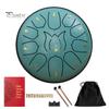 Steel Tongue Drum Set Ethereal Drum with Bag Sticks Music Book Drum Holder Sound Healing Hand Drum for Meditation Yoga Chakra Music Therapy
