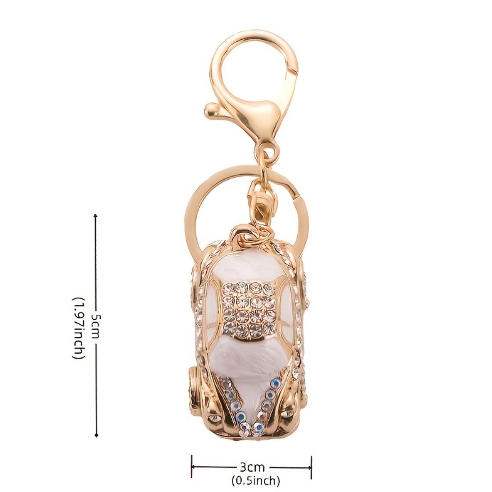 Car Rhinestones Car Shape Keychains, Car Keyrings, Fit Keychains, Backpacks, Decorations, Gifts