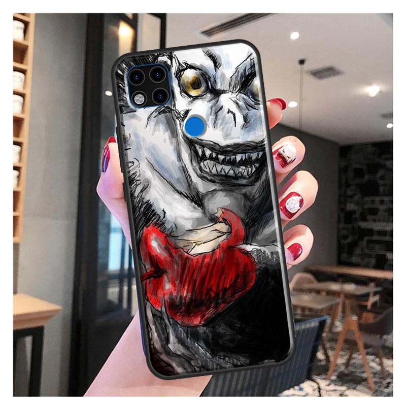 

Японский аниме Death Note для Redmi 10, чехол для Xiaomi Redmi Note 11 Pro 8 9 10 Pro 8T 9S 10S 9A 9C 9T, чехол Fundas Redmi Note11Pro Plus