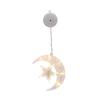 Star Moon Window Lamp LED Suction Cup Light Christmas Decoration Garland Fairy String Lights