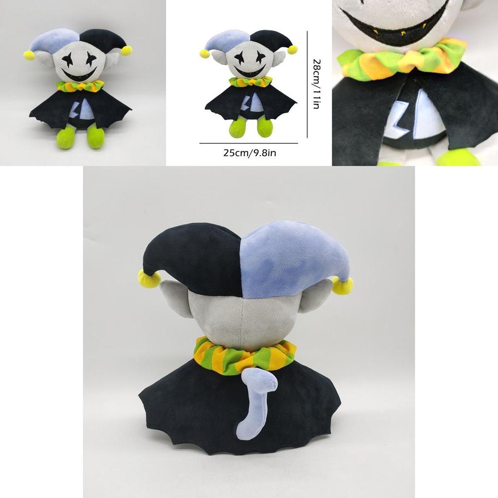 Deltarune Jevil Plüschtier | Joker Stoffpuppe | Weihnachtsgeschenk | Geburtstags-Sammlerstück