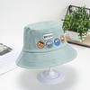Sun Hat Cartoon Printing Sun Protection Toddler Bucket Hat Summer Fishing Cap For 2-5 Years Old Boys Girls