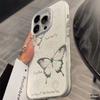Colorful hollow butterfly Phone Case For 16 15 14 13 12 11 Pro Max Shockproof Bumper Back Cover For 16 Case Funda