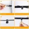 65FT Outdoor Connectable LED String Light E12 Base G40 IP44 Waterproof Dimmable Garland Garden Wedding Fairy lights Home Decor