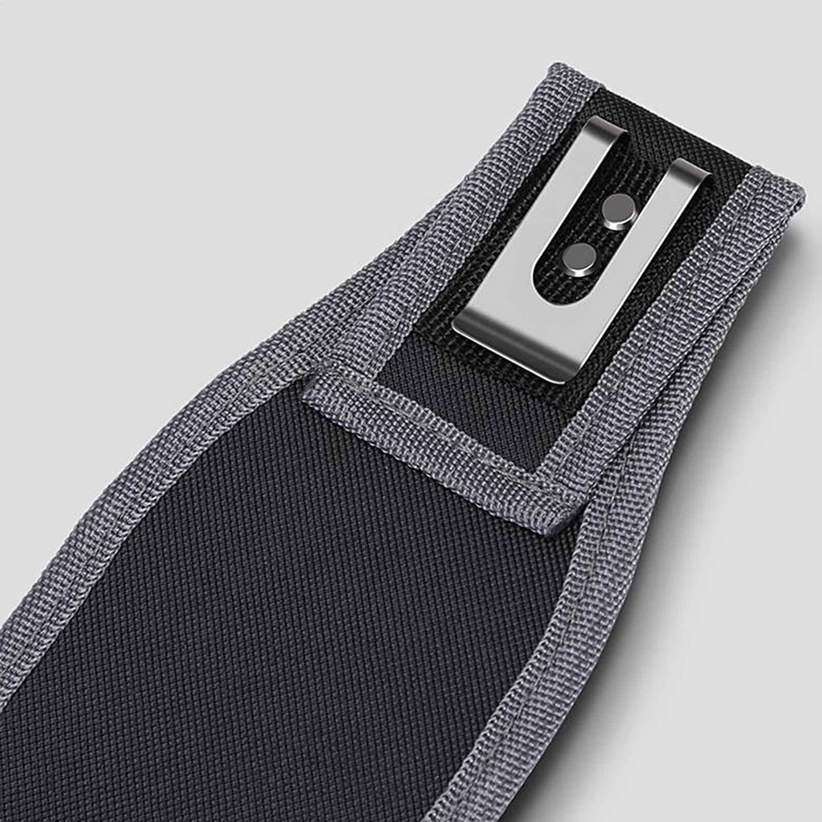 Small Tool Belt Pouches with Metal Clip Oxford Cloth Tool Storage Bag waist Multi-Pocket for Men Electricians Carpenters CN