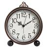 1 Piece Retro Metal Base Clock, American Creative Clock; Personalized and Minimalist Pointer Clock; Room and Home Decoration Use