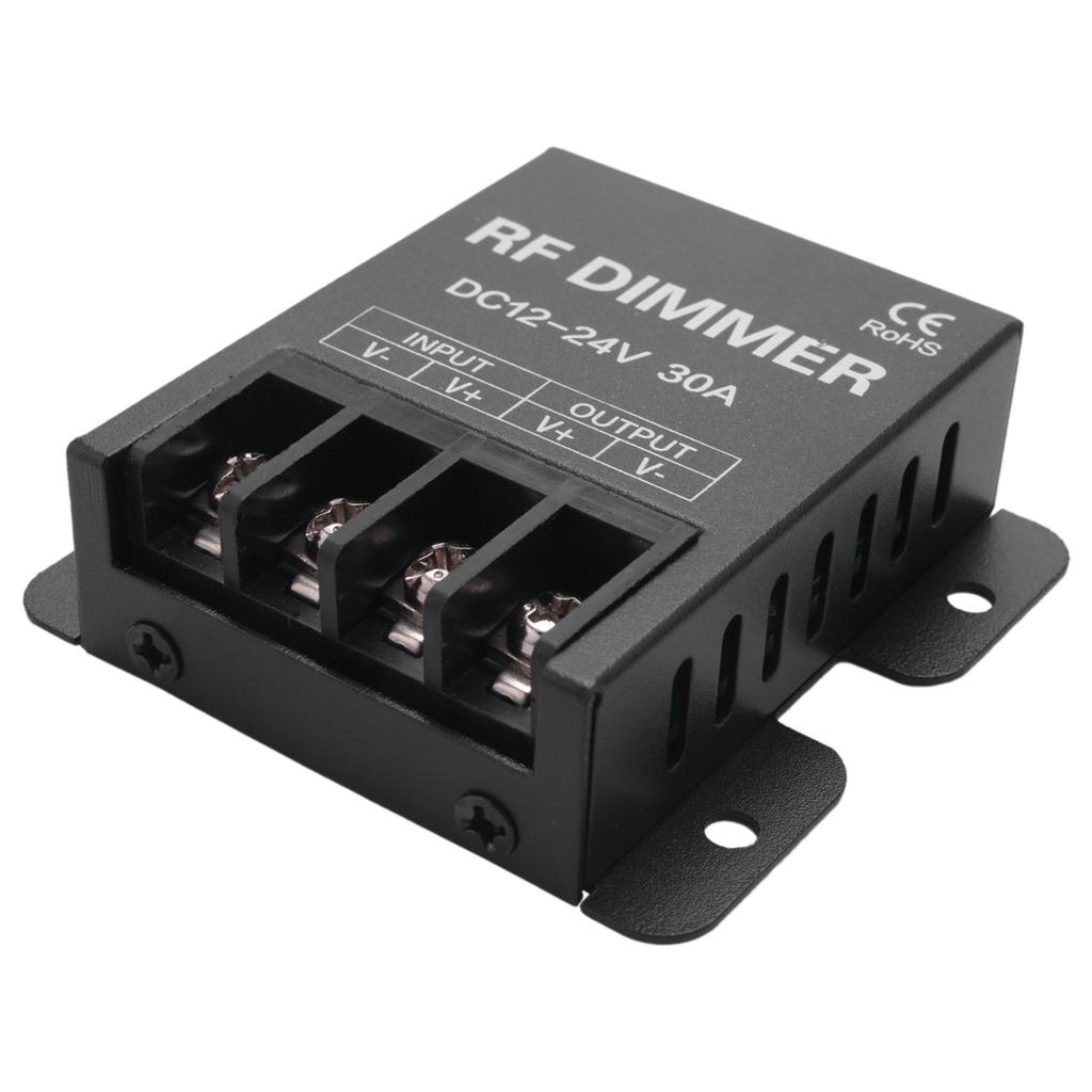 ABBY-12V RF LED Dimmer Wireless Brightness 3 Keys Remote Controller DC 12V- 24V 30A 360W 720W For 5050 3528 Single Color Strip L