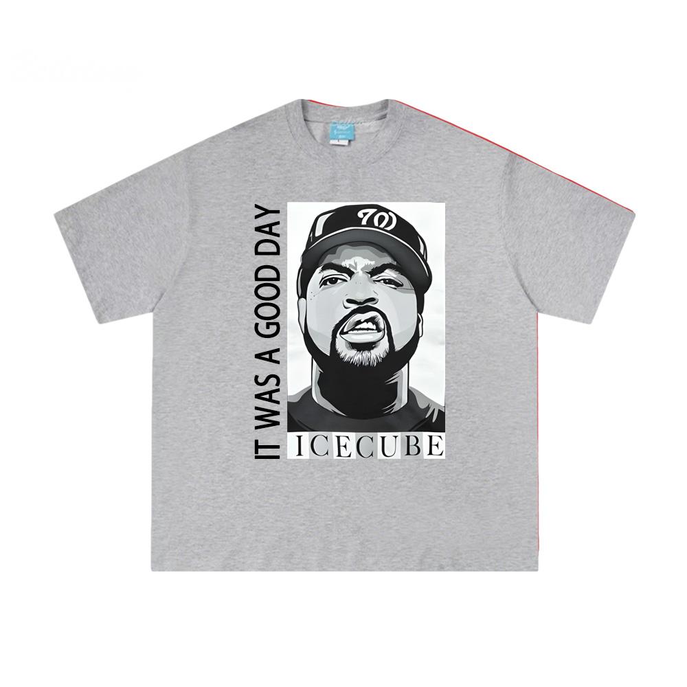 Ice Cube póló nyári hip-hop póló rövid ujjú koreai 100% pamut póló O-nyakú ruházat amerikai rapper női/férfi felsők