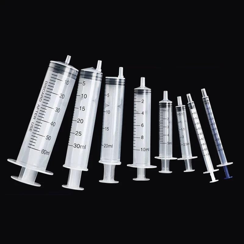 Plastic Reusable Syringe For Measuring Nutrient Hydroponics Industrial Glue Dispensing Pet Feeding