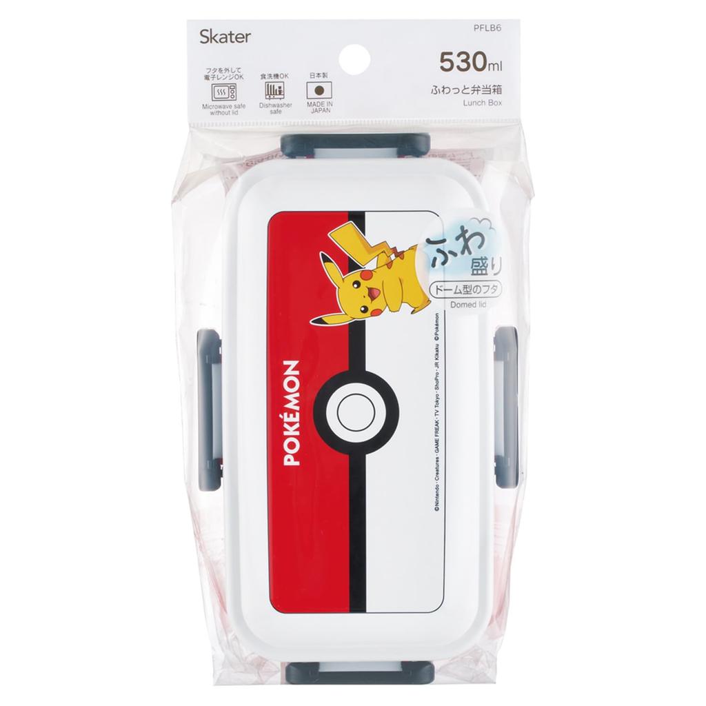 Skater Bento Fluffy Serving Lunch Made In Pokemon Monster Ball Box, Box, 530ml, Japan, 25, PFLB6-A