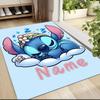 Custom Name Stitch Dreams Clouds Carpet Rug Customizable Soft Washable Anti-Slip Home Living Room Sofa Mats Personalized Rug. 0909373