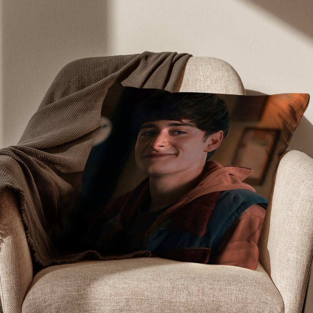 WWill Noah Schnapp Stranger pillow cover living room sofa cushion cover bedroom room bed pillow cover home decoration 30cmx30cm