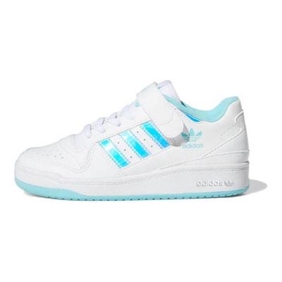 Originals Forum Irisierend Bequem Vielseitig Low-Top Sneaker Kinder Sneaker Weiß Blau GZ8846