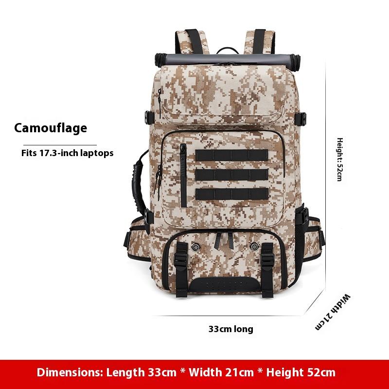 

Men s Backpack Outdoor Mountaineering Large-capacity Travel Bag Anti-theft Schoolbag Computer Bag Business Travel Backpack Men s 22 inches