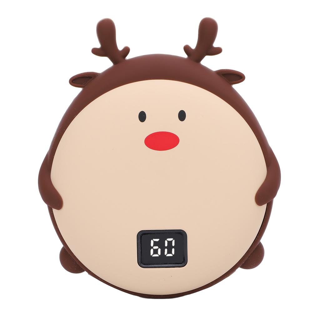 2 In 1 Handwarmer 10000 MAh Power Bank Cartoon 2 Temperature LED Digital Display USB Charging