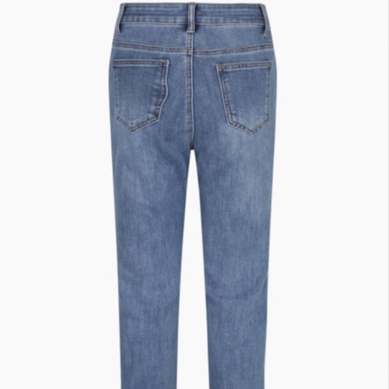 Benetton – Gerade geschnittene Jeanshose mit spitzer Tasche Badpa3411