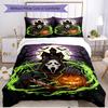 3pcs Duvet Cover Set (1*Duvet Cover + 2*Pillowcase, Without Core), The Nightmare Before Christmas Print Soft All‑Season Bedding Set, Home Bedroom Deco