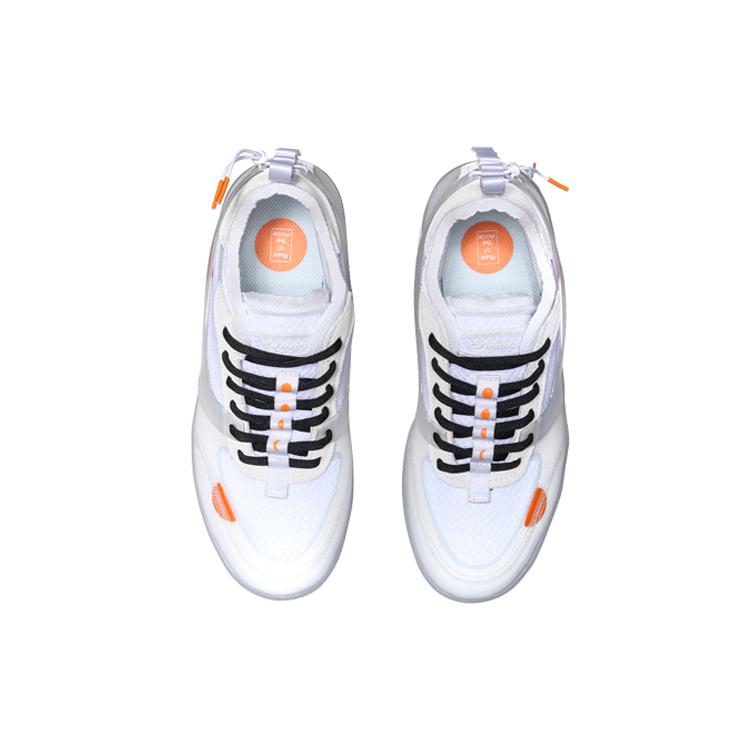 Li Ning CF Slip Resistant Abrasion Resistant Low top Sports Casual Shoes Women's White AGCP358-6