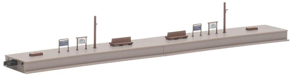 TOMIX N gauge island local type extension section diorama supplies platform, 4259,