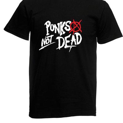Herren Punks Not Dead T-Shirt Größe bis 5XL
