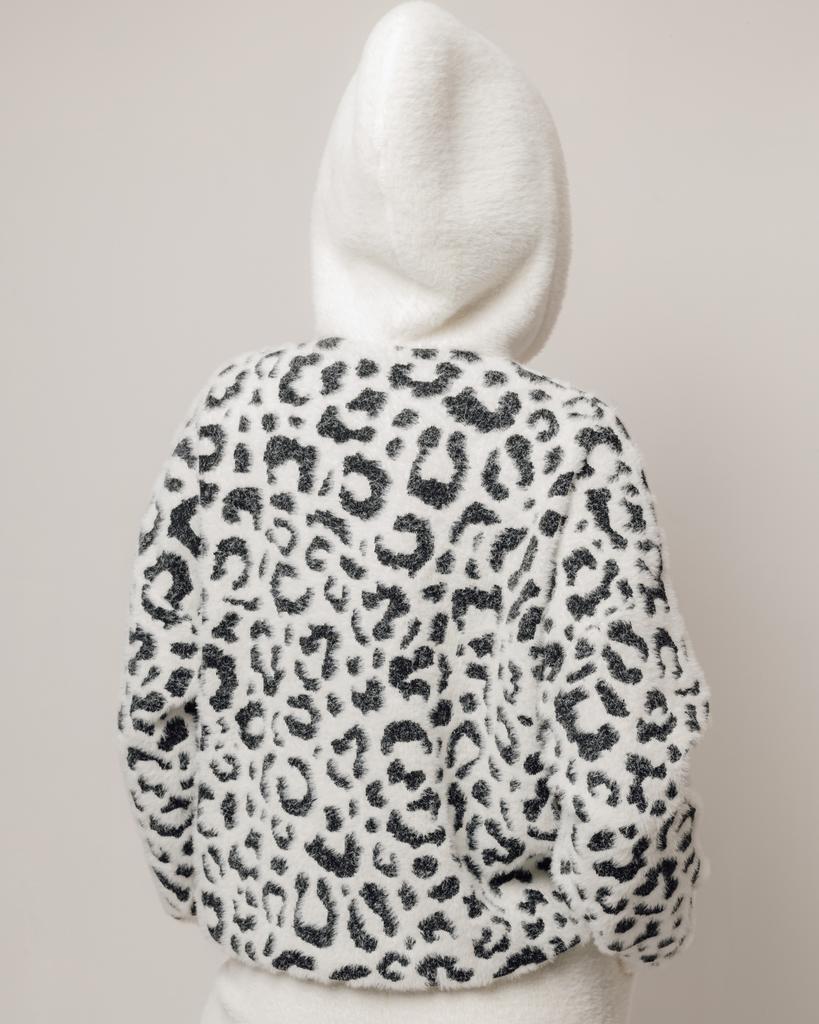 Women's Leopard Suit 30111 White Jacket Pants