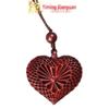 Rosewood Heart-to-Heart Pendant Necklace - Valentine's Gift for Men & Women