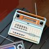 Creative ICONS Modelo de Radio Retro para Niño Juguete Educativo de Ensamblaje Bloques de Construcción de Partículas Pequeñas