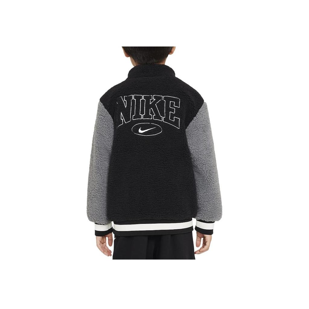 Nike Jacket With Stand Collar Comfortable Soft Kids jackets Black HQ7432-010