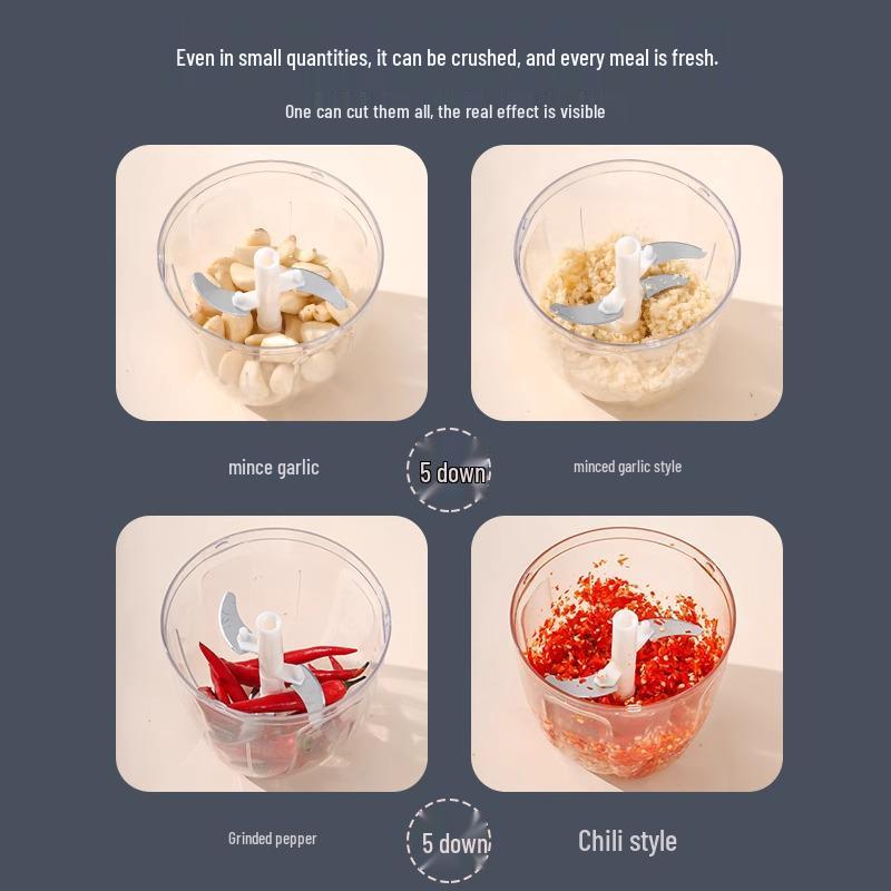 Manueller Knoblauchpaste- und Hackfleischzerkleinerer