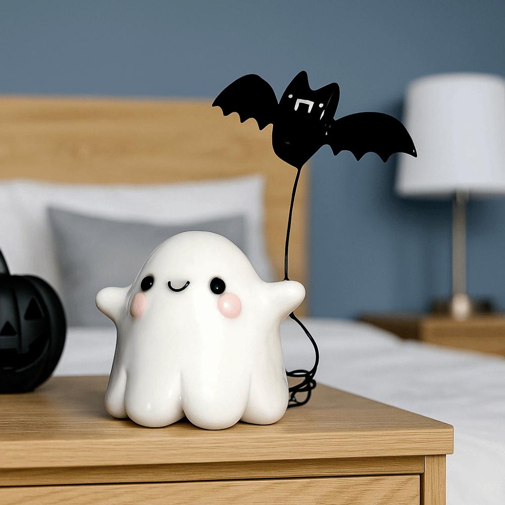Cute Ghost Bat Ornaments Mini Ghost Ornament Creative Halloween Decoration Office