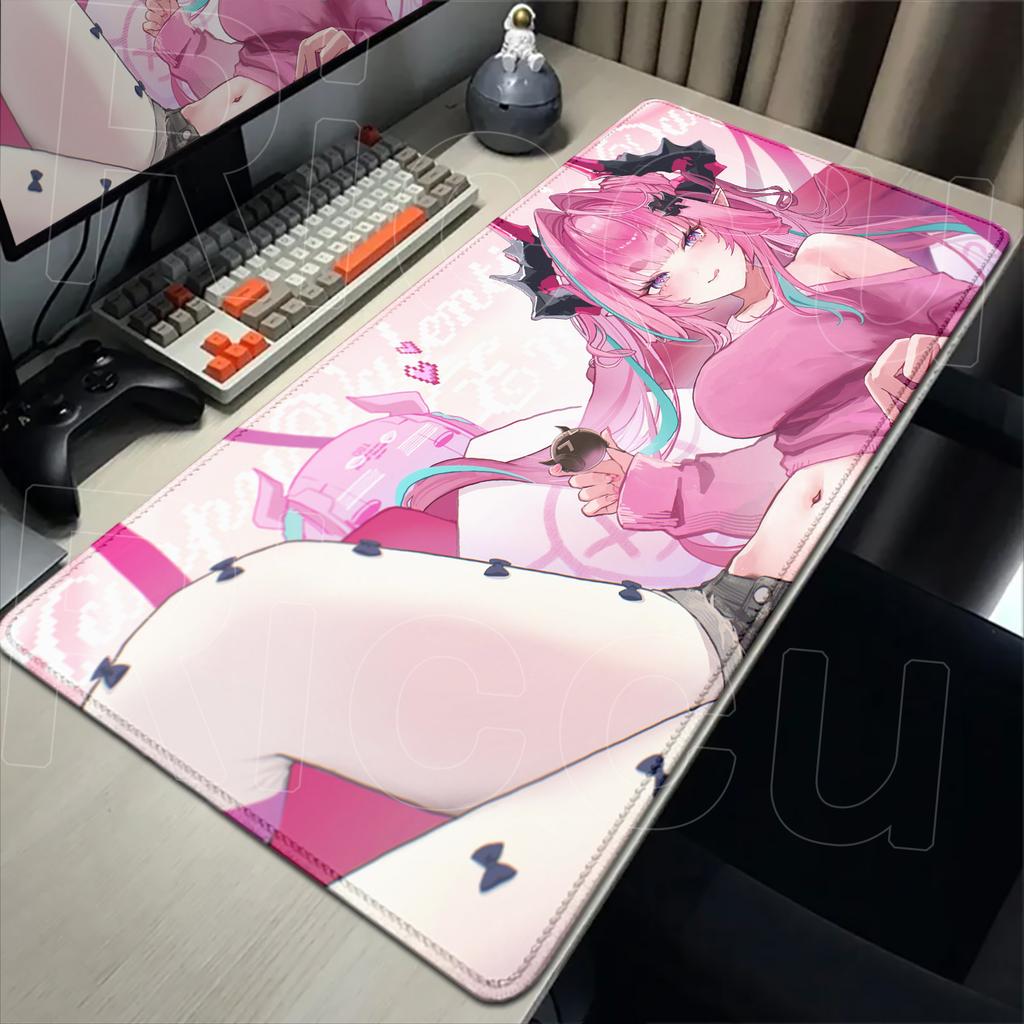XXL Game Arknights Endfield Yvonne Mouse Pad Rug Non-slip Rubber Gamer Computer Mats Desk mat Laptop Office Large protective pad