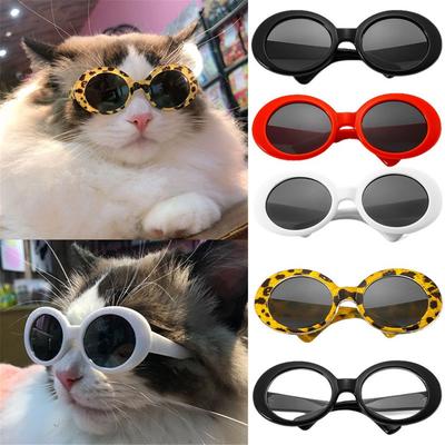 Fashioning Cat Glasses Multicolor Round Frames Glasses Photograph Props Pet Accessories Doll Accessories