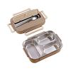 Insulated Lunch Box with Compartments Easy To Clean Stainless Steel Lunch Container Reusable Bento