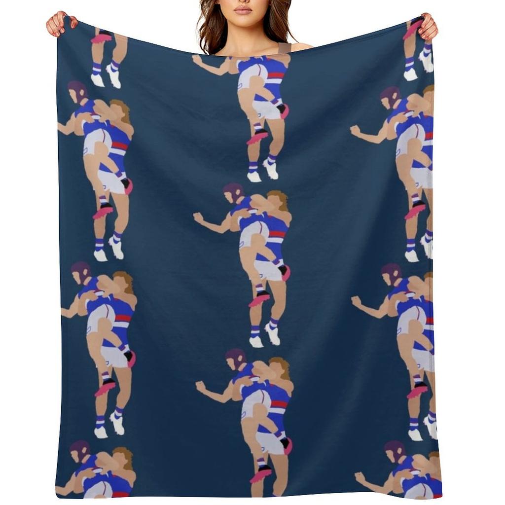 Aaron Naughton and Caleb Daniel Throw Blanket Soft Plaid Summer Decoratives Furry Blankets