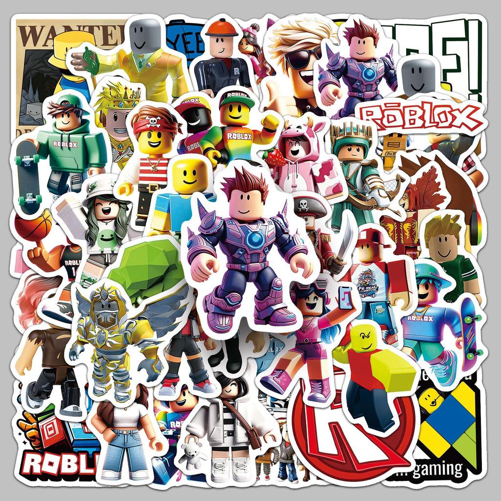 Стикеры Роблокс Roblox виниловые стикеры, наклейки для ноутбука, на телефон стикерпак наклейки набор наклейок 49 шт