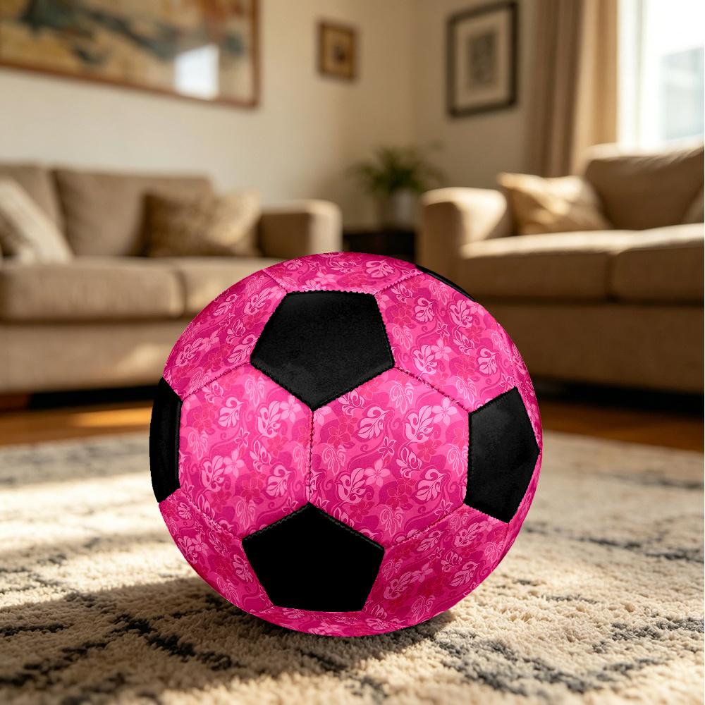 1 PZ Pallone da Calcio Floreale Rosa Taglia 5 Calcio Cucito a Macchina Universale Indoor/Outdoor Collezione Sorpresa n70