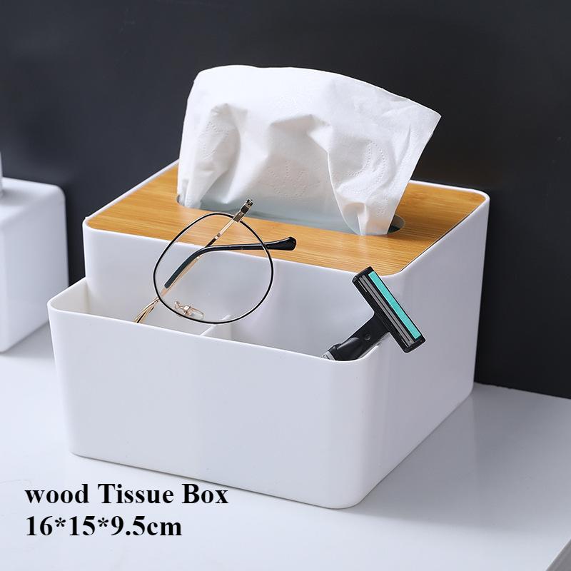 Marble Golden Rim Tissue Box Desktop Washroom Towel Paper Holder Office Desk Tissue Protected Case Metal Color Edge Napkin Box