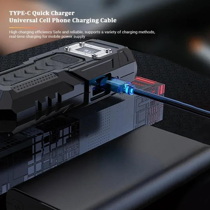 Superhelle LED-Taschenlampe Wiederaufladbare Taschenlampe mit magnetischem Heck COB Seitenlicht Stark Hohe Leistung Camping Notfall Laterne