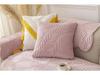 Zlatolistý mliečny zamatový poťah na vankúš pohovky - Moderný protišmykový dizajn na jeseň/zimu
